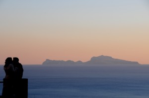 vista su Capri da via Luca Giordano