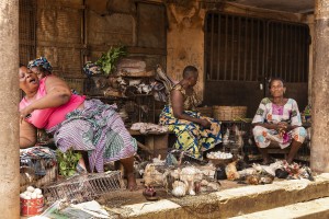 Benin - Bohicon, the central market