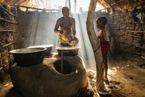 Benin, Ouidah - villages along the shores of Mono river