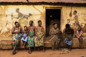 Togo, Amenoudzi village. Here, a voodoo ceremony called Zapata